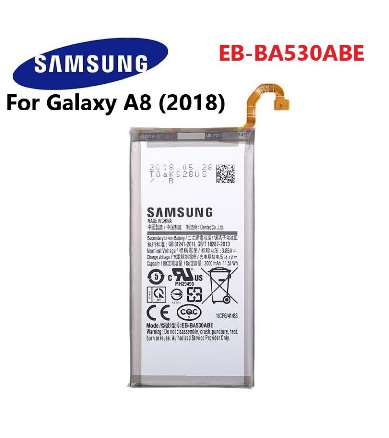 EB-BA530ABE Battery for Samsung Galaxy Galaxy A8 2018 (A530) A530 SM-A530F 3000 mAh