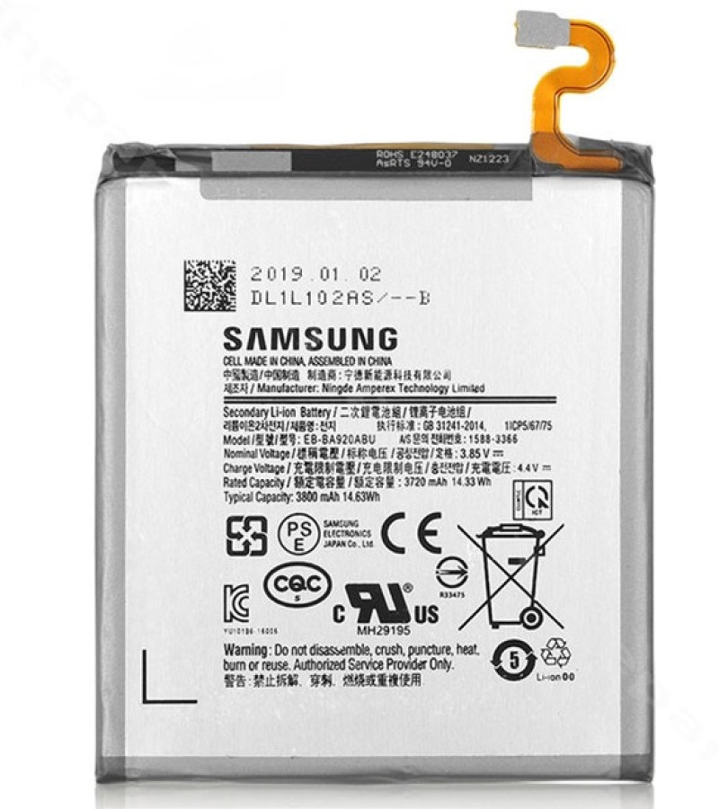 EB-BA920ABU Battery For Samsung Galaxy A9 2018 A9S SM-A920 3800mAh