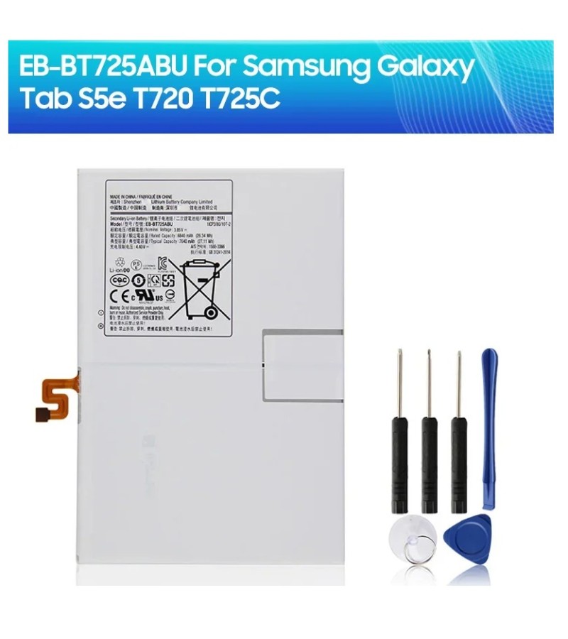 EB-BT725ABU Battery For Samsung Galaxy Tab S6 /S6 Lite SM-P610 P615 P617 SM-T860 T865 7040mAh