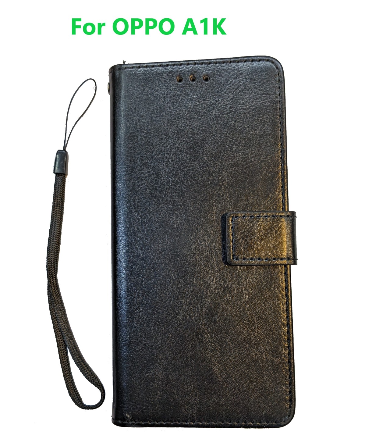 Flip book Wallet Leather OPPO A1K  Case with magnetic layer