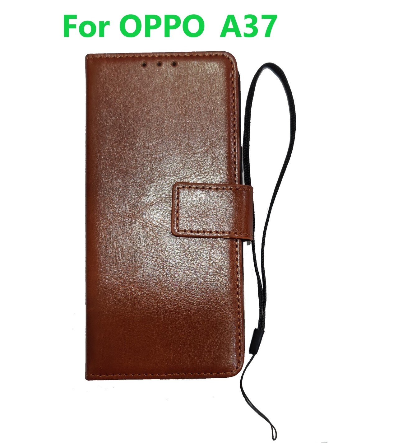 Flip book Wallet Leather OPPO A37 Case with magnetic layer
