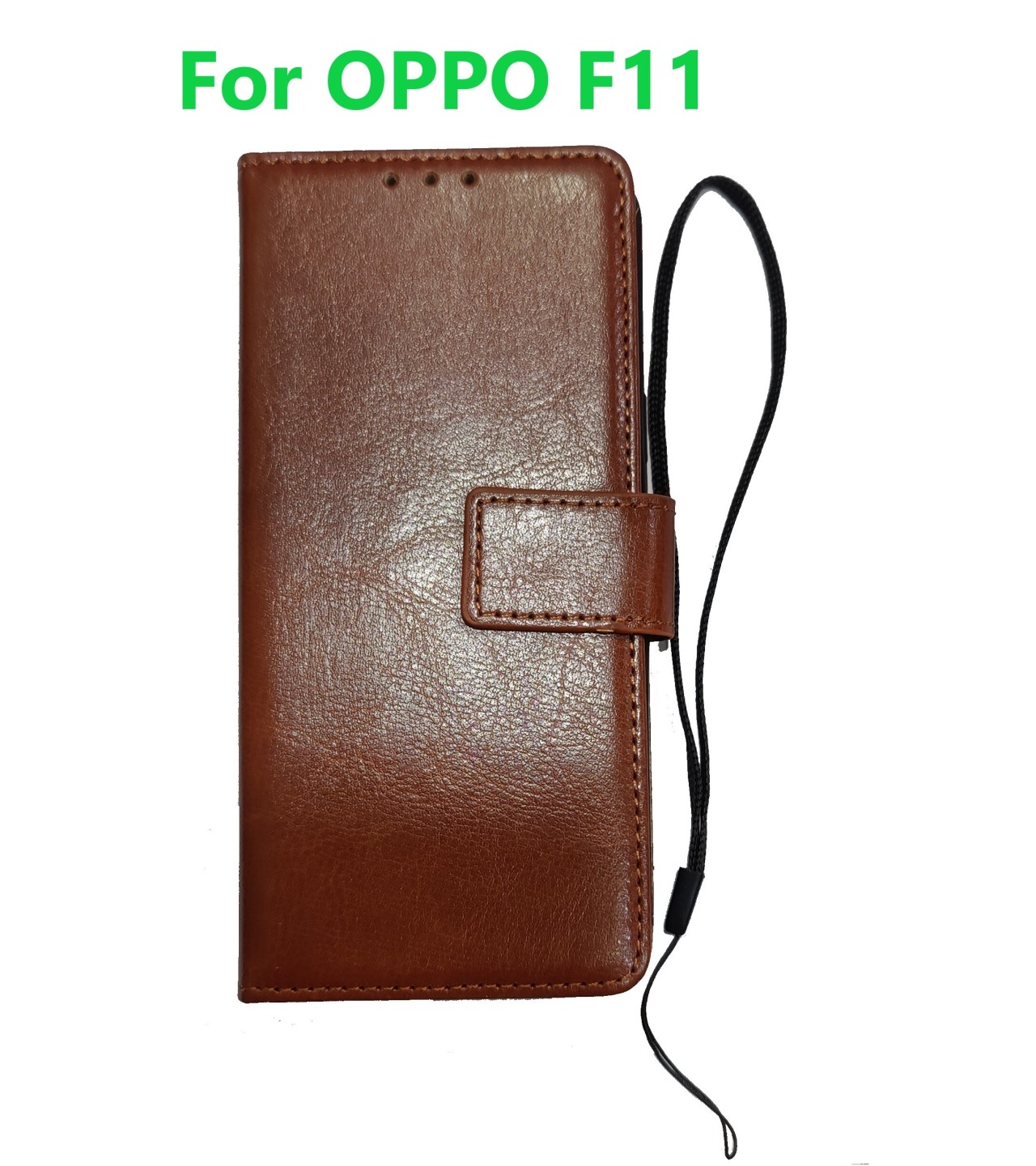 Flip book Wallet Leather OPPO F11 Case with magnetic layer