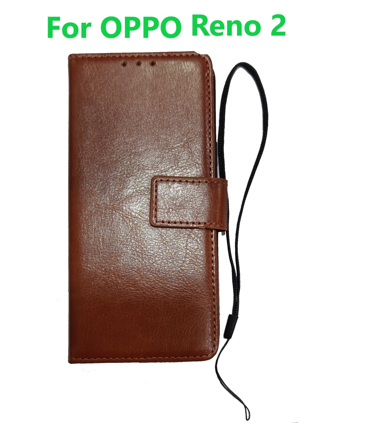 Flip book Wallet Leather OPPO Reno 2 Case with magnetic layer