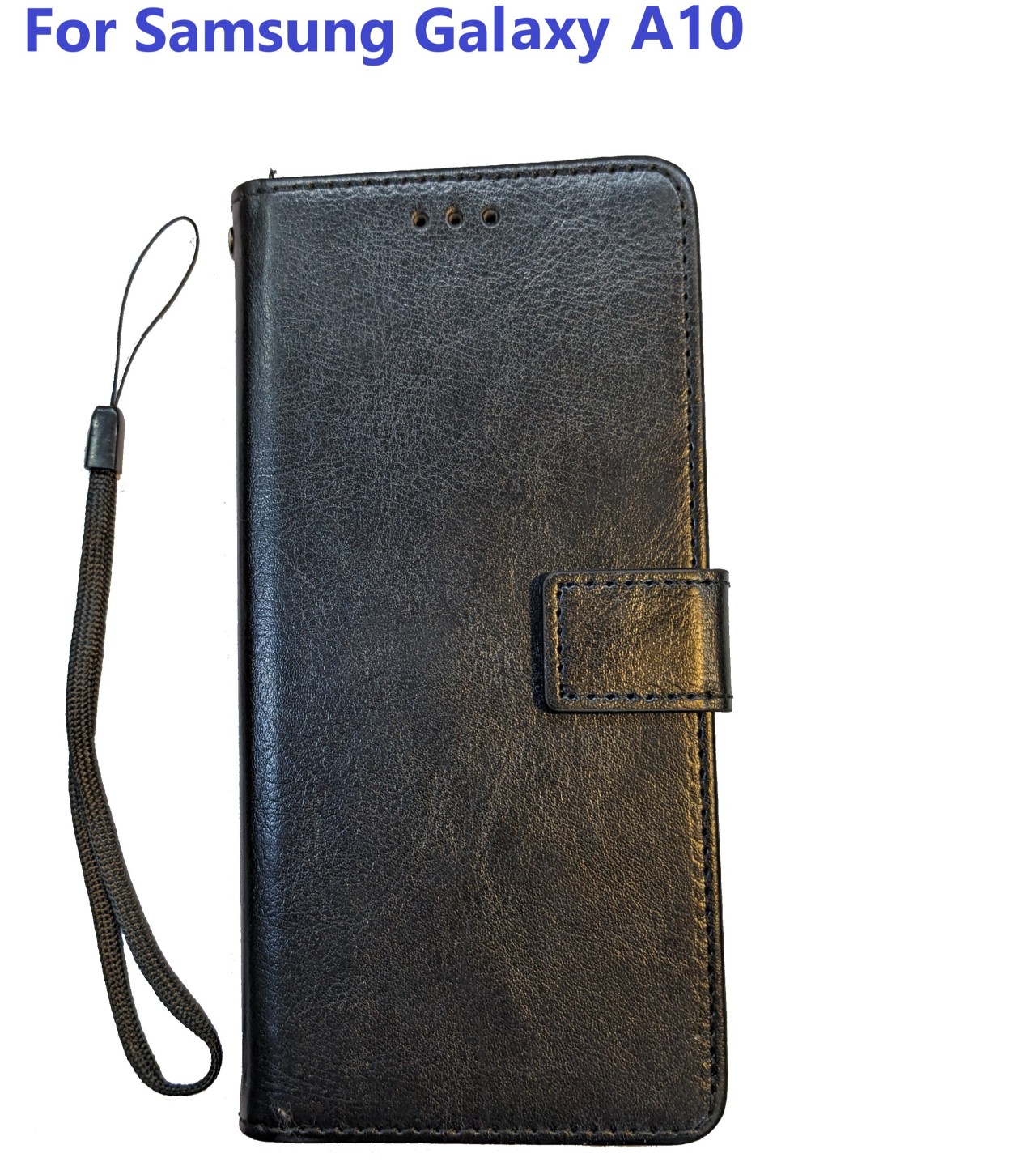 Flip book Wallet Leather Samsung Galaxy A10 Case with magnetic layer