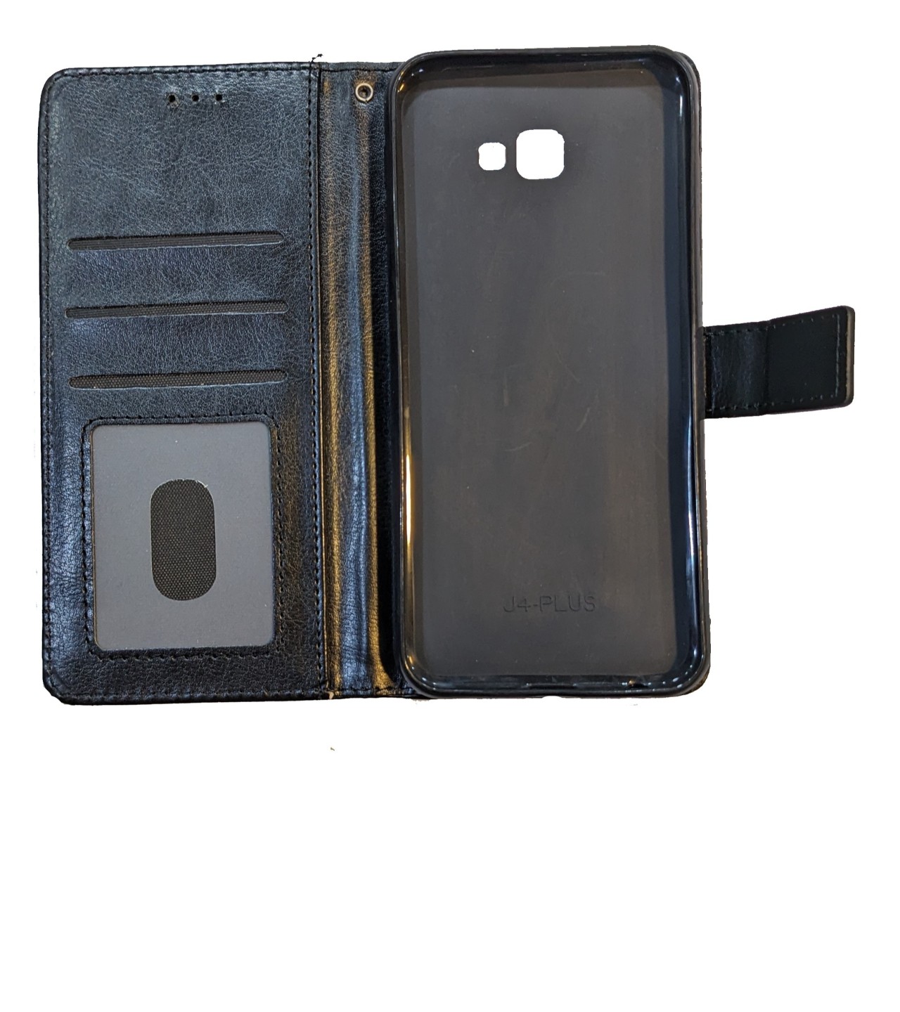 Flip book Wallet Leather Samsung Galaxy J6 Case with magnetic layer