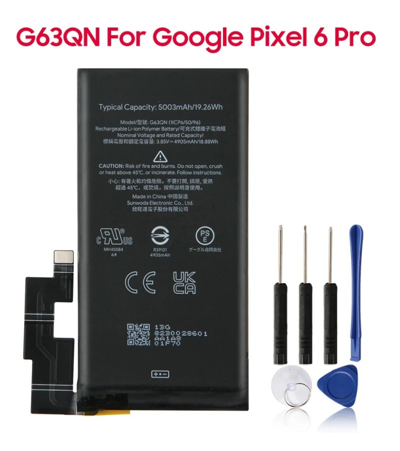 Google Pixel 6 Pro G63QN Original Battery 5003mAh