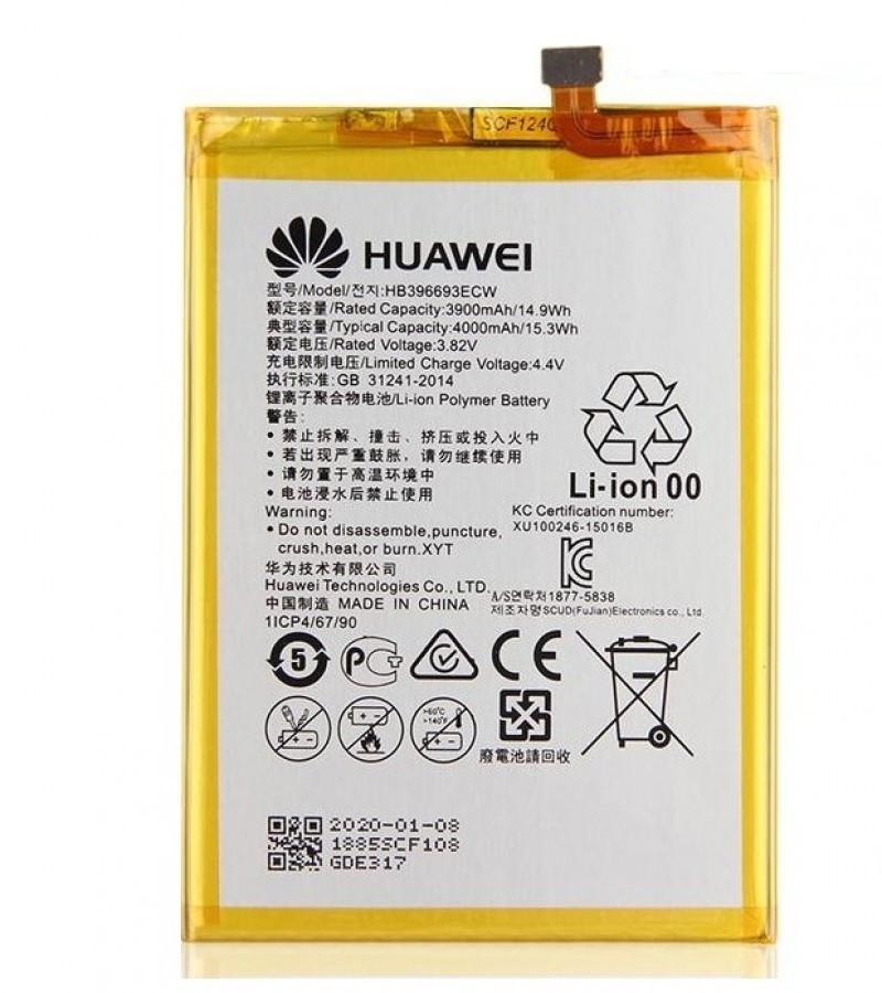 HB396693ECW Battery For Huawei Mate 8 Capacity-4000mAh