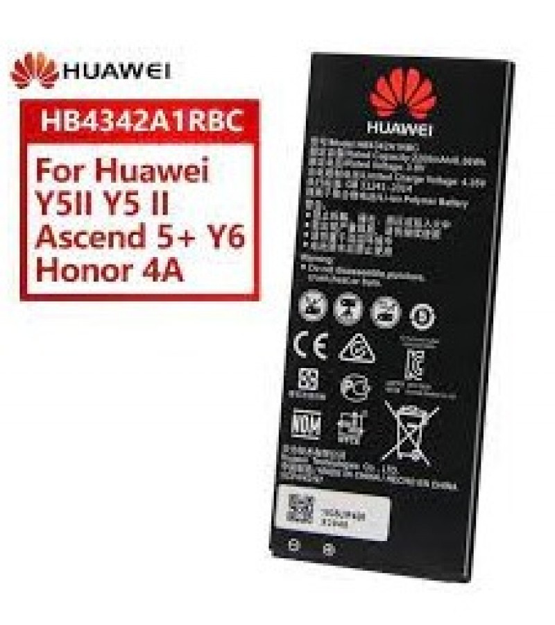 HB4342A1RBC Battery For Huawei Y6 / Y5 II /  Honor 4A  Capacity-2200mAh