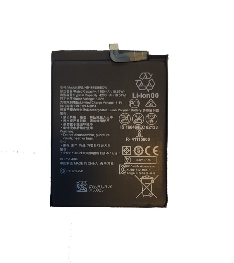 HB486586ECW Replacement Battery For Huawei P40 Lite JNY-L01A Mate 30 Mate30 Pro Nova 6 Nova 6 SE Honor VIew 30 V30 lite V30 Pro 4200mAh