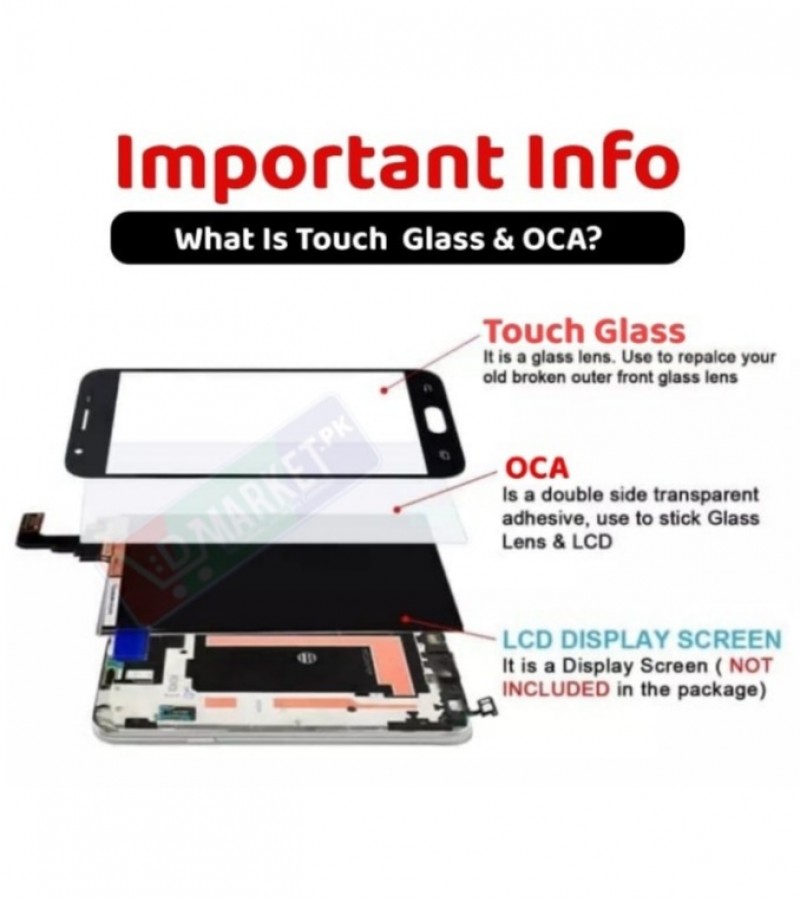 Honor 8 OCA + Touch Glass Digitizer Replacement Honor 8 (Only Touch Glass Not Panel)