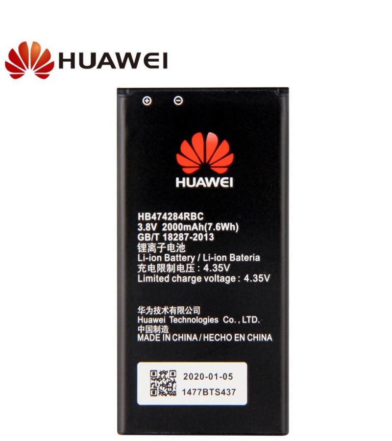 Huawei Honor 3C Lite , Y635 , Y625 , Y560 Battery HB474284RBC Battery with 2000mAh Capacity