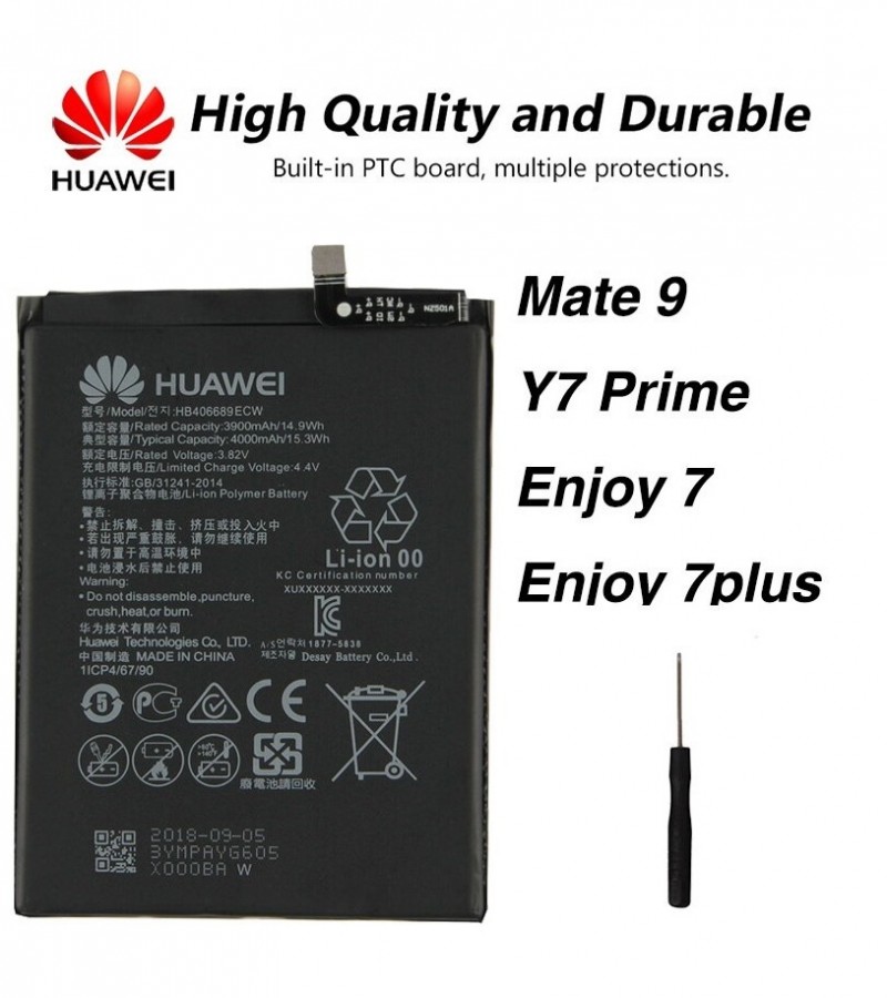 Huawei Mate 9 / Mate 9 Pro Battery Replacement HB396689ECW Battery with 4000mAh Capacity_ Silver
