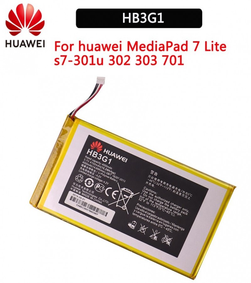 Huawei MediaPad 7 Lite  Battery Replacement HB3G1 with 4000mAh Capacity-Silver