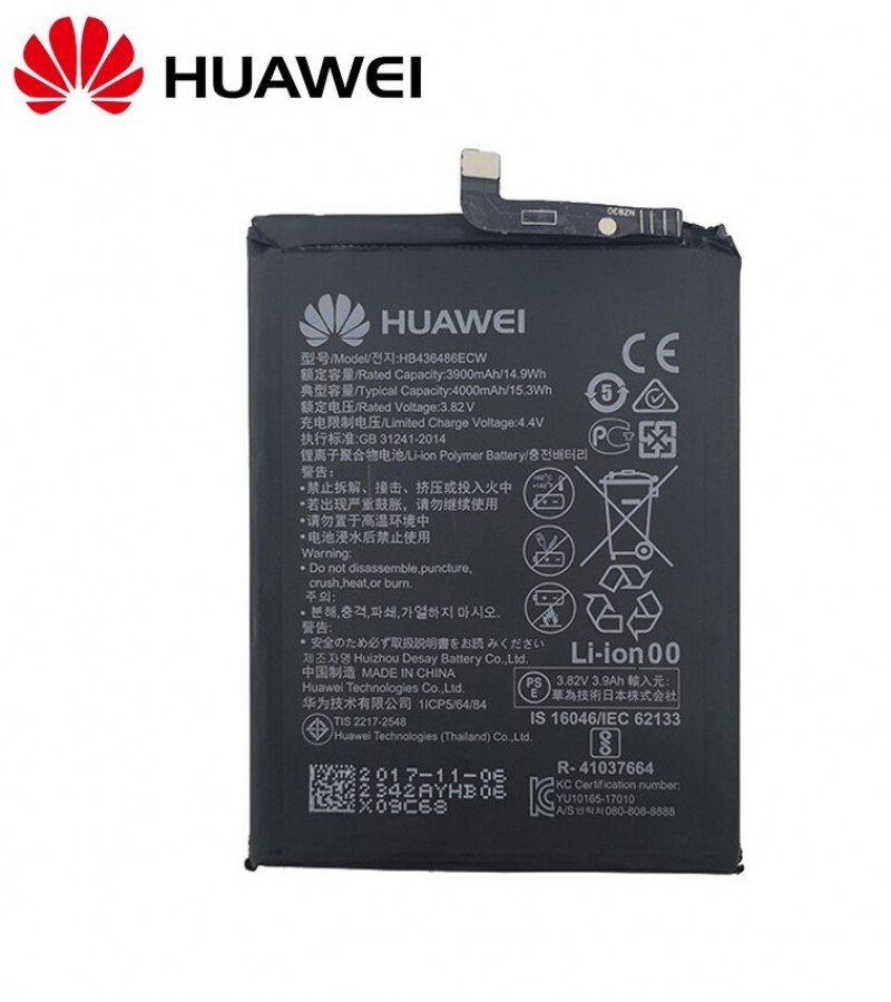 Huawei Nova 2 Battery Replacement HB366179ECW Battery with 2950mAh Capacity_ Silver