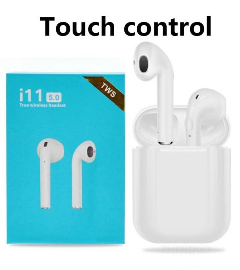 i11 TWS Wireless Bluetooth Earphone Touch Control Earbuds For Iphone And Android Wireless Earbuds