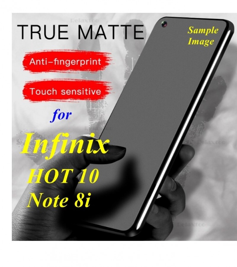 Infinix Hot 10_Note 8i Matte Ceramic Protector for PUBG Gaming Unbreakable Hybrid film