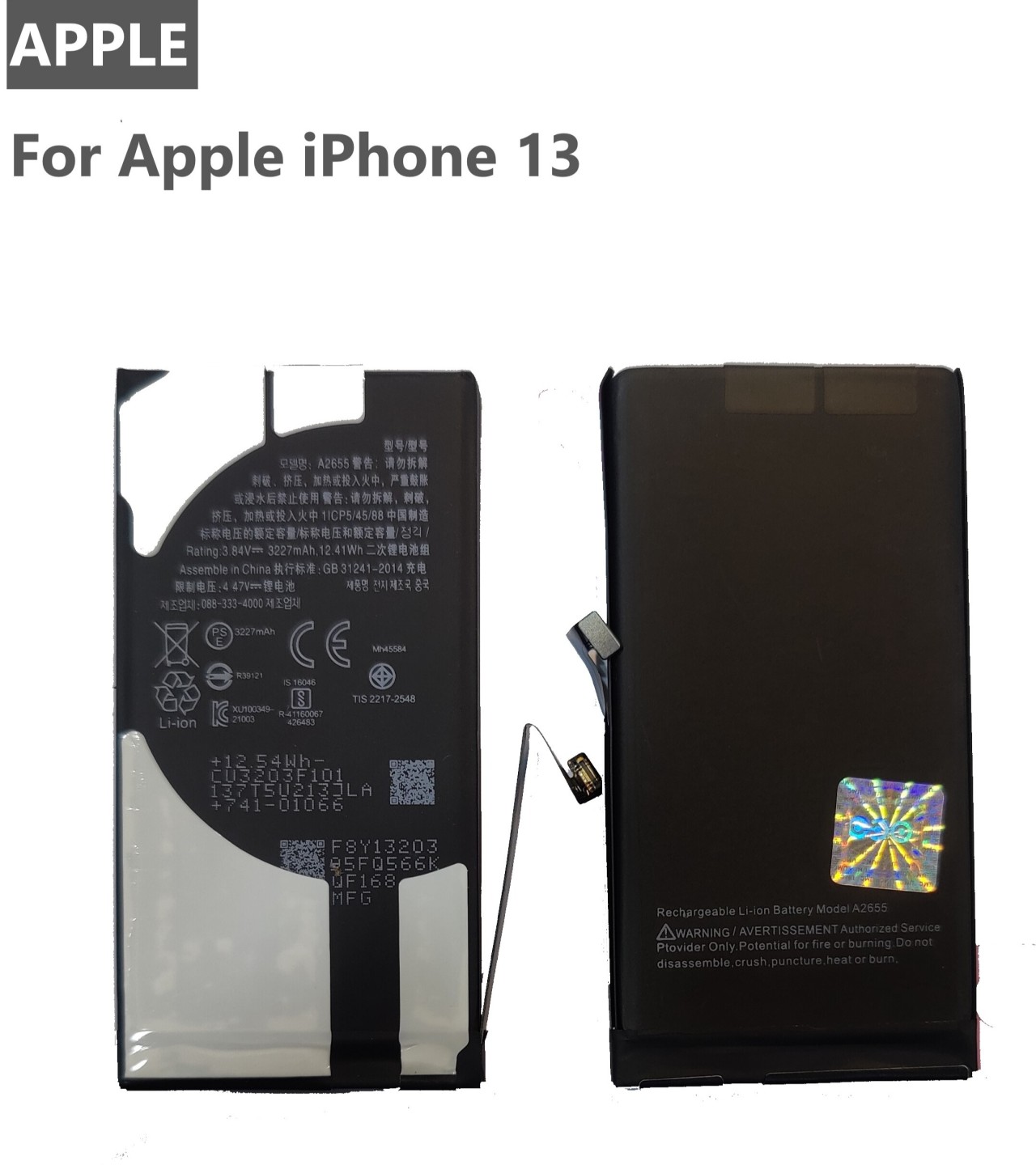 iPhone 13 New Original Battery For Apple iPhone 13  A2655 3227mAh