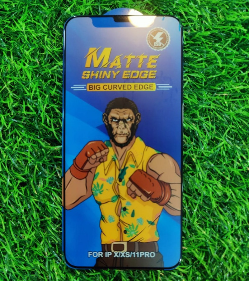 IPHONE X / XS / 11 Pro  Anti static  Matte Glass Protector For Gaming  Anti shock  Temper Glass