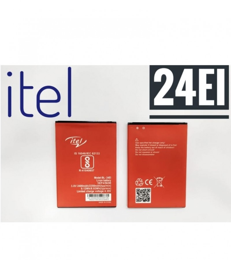 Itel BL-24EI Battery Replacement For Itel A44 Pro / Itel 1508 with 2400mAh Capacity-Red