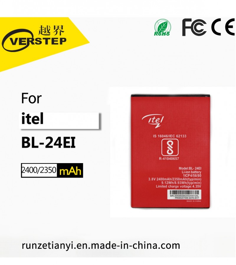 Itel BL-24EI Battery Replacement For Itel A44 Pro / Itel 1508 with 2400mAh Capacity-Red