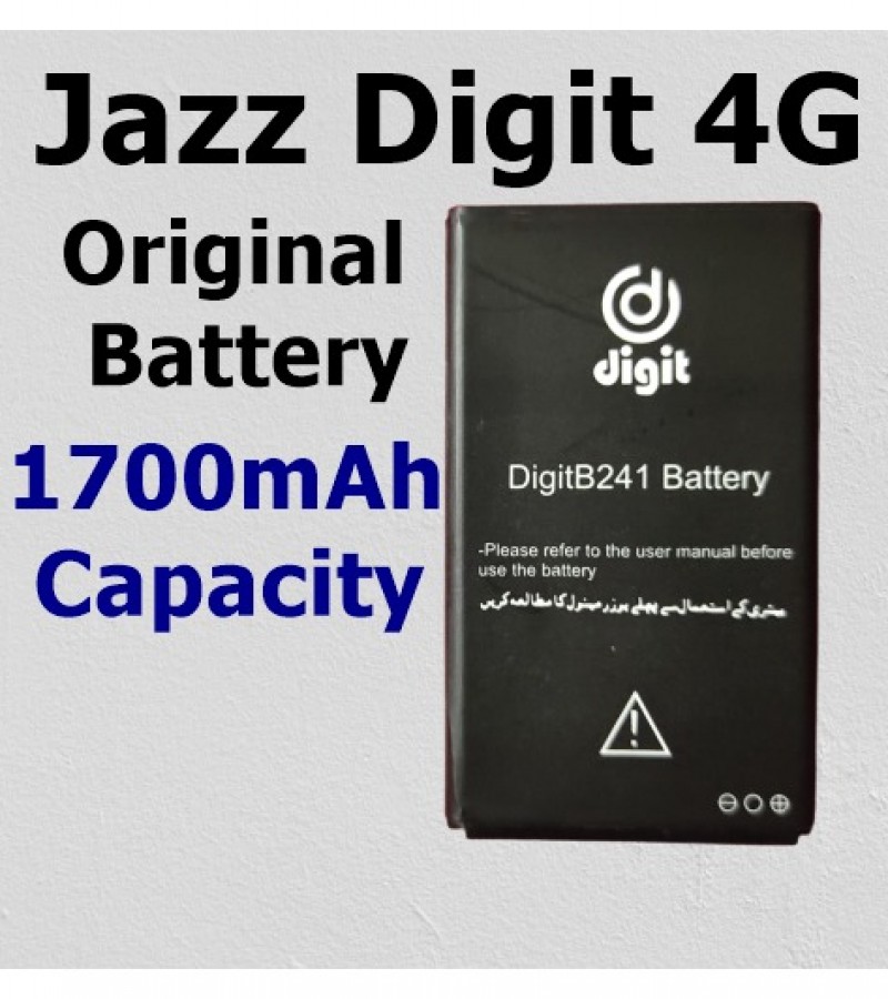 Jazz Digit 4G Phone Battery Digit B242_B241 Battery with 1700mAh Capacity_Black