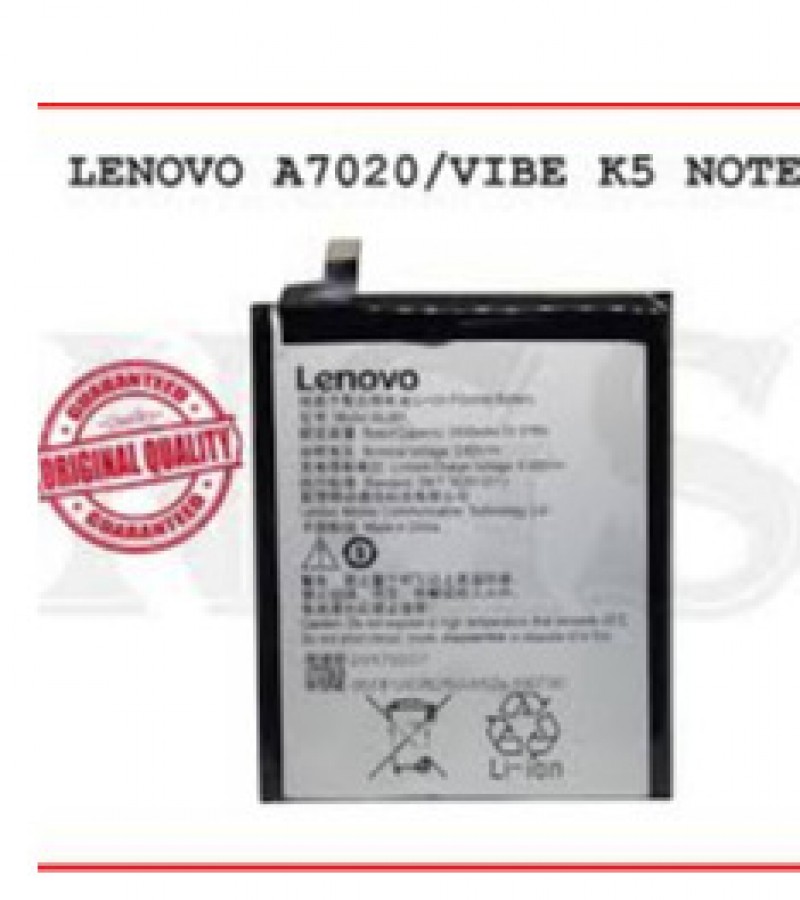 Lenovo BL261 battery For Lenovo K5 Note, Lenovo A7020, A40 with 3500 mAh Capacity- Black