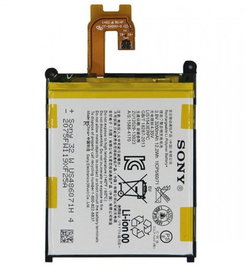 LIS1543ERPC battery for SONY Xperia Z2 L50w SO-03 D6503 D6502 Capacity-3200mAh