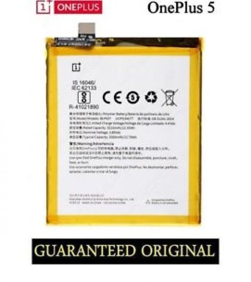 Oneplus BLP637 Battery Replacement for Oneplus 5T with 3300 Mah Capacity