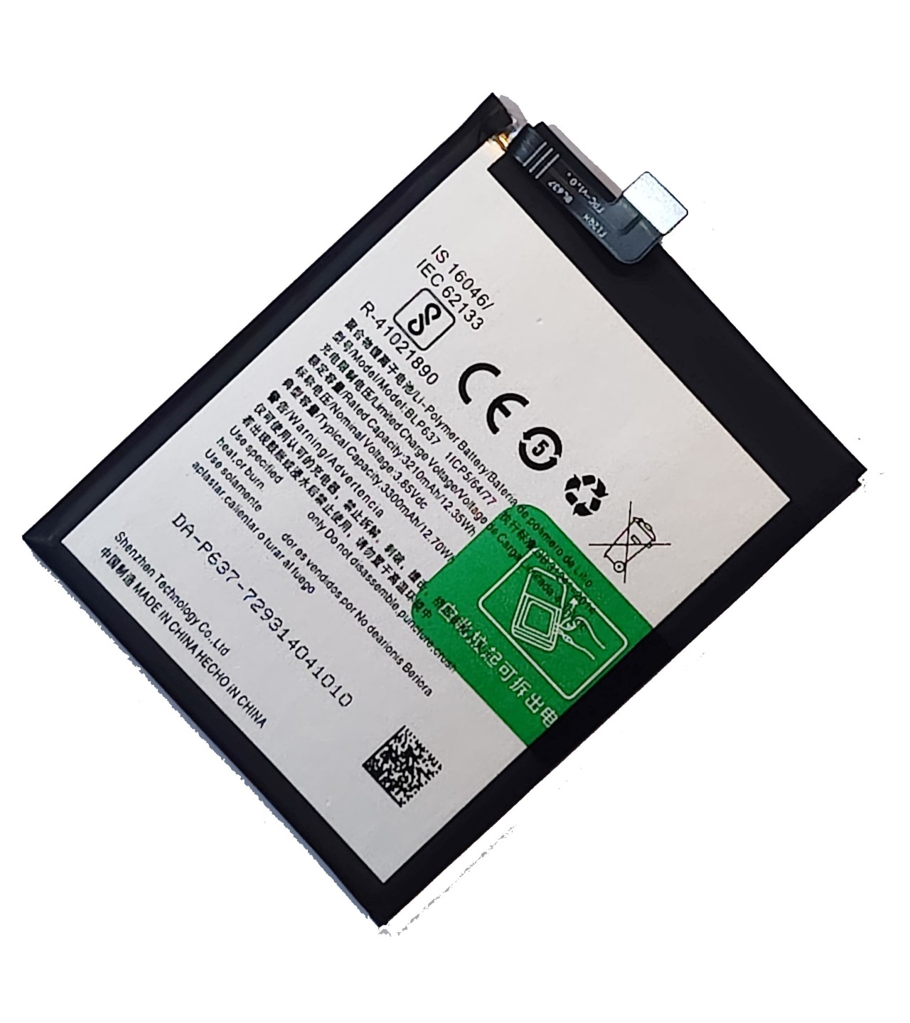 Oneplus BLP637 Battery Replacement for Oneplus 5T with 3300 Mah Capacity