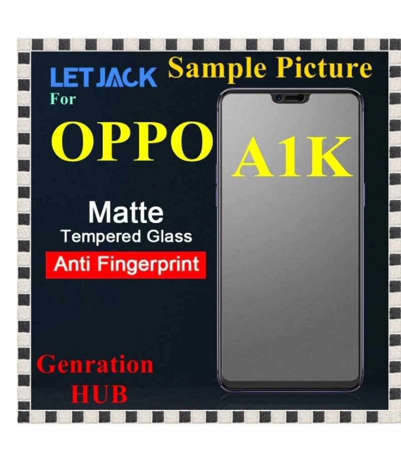 Oppo A1k Ceramic Matte Protector for PUBG Gaming Unbreakable Hybrid film