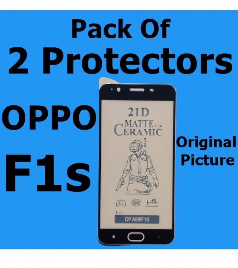 OPPO F1s Matte Ceramic Sheet Protector for Gaming , Pack of 2 Protector