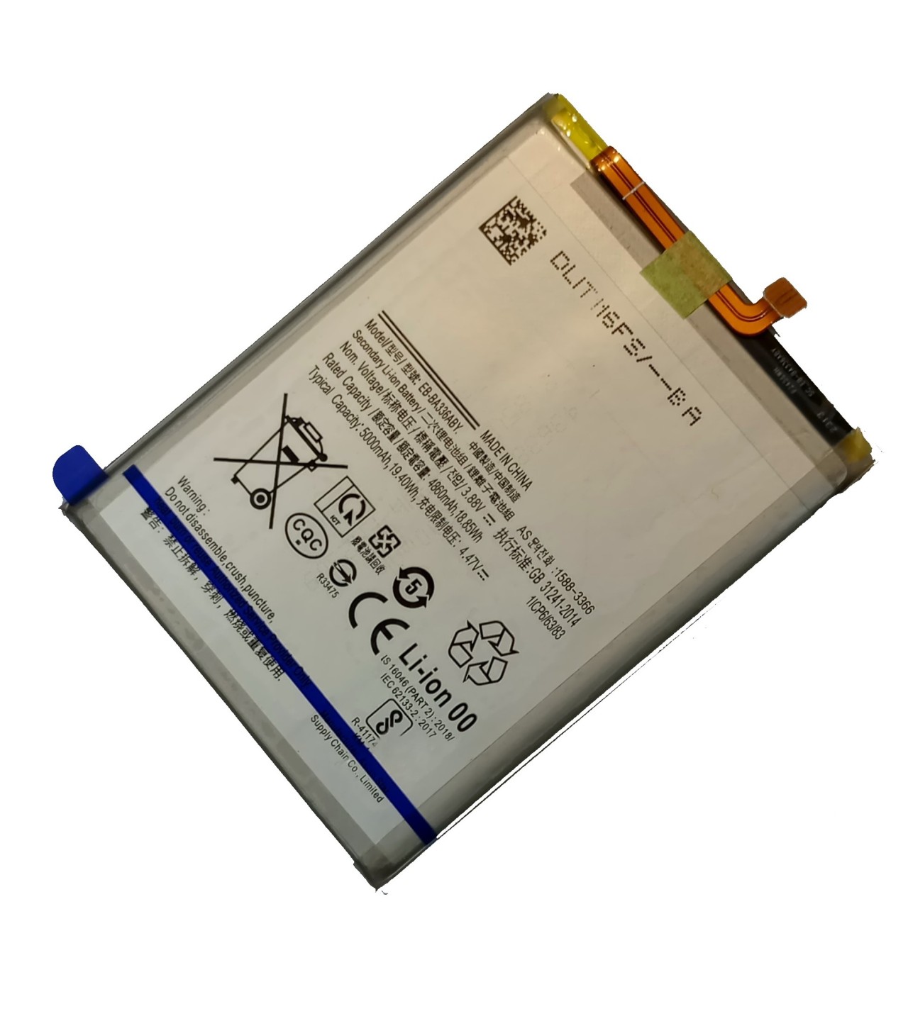 Orginal EB-BA336ABY Battery For Samsung Galaxy A53 5G   A33 5G SM-A336E  5000mAh