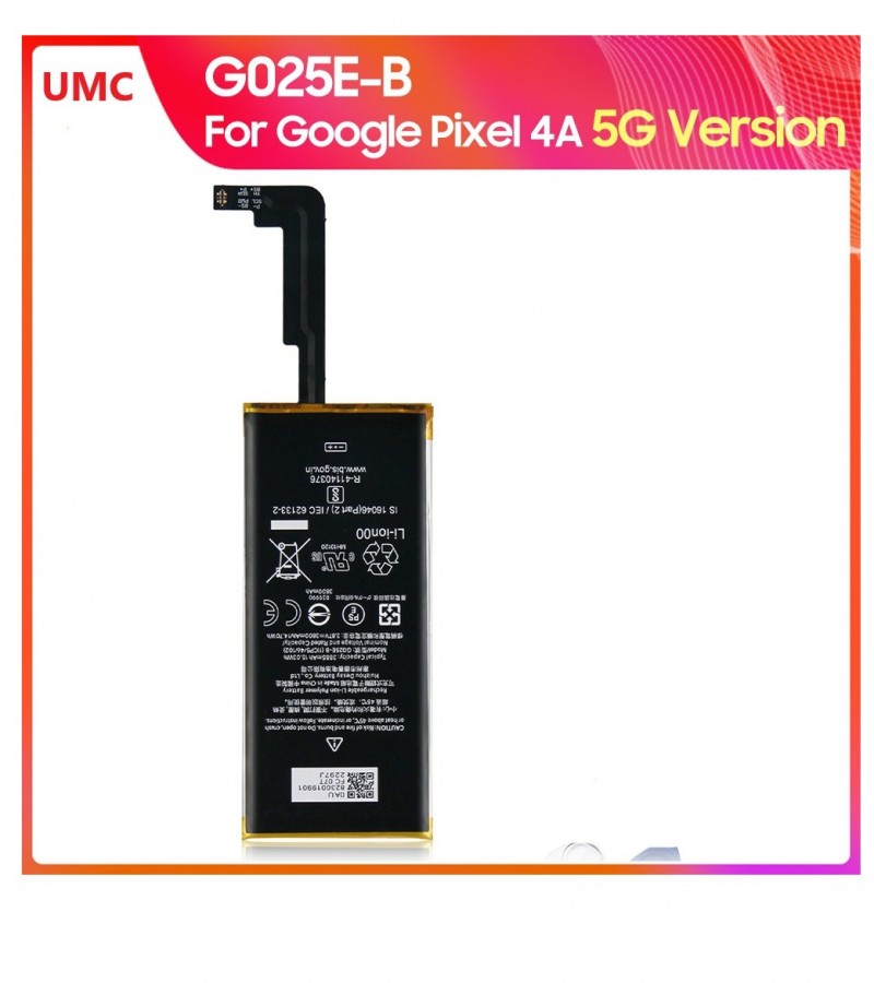Original G025E-B Battery for Google Pixel 4A 5G 3885mAh