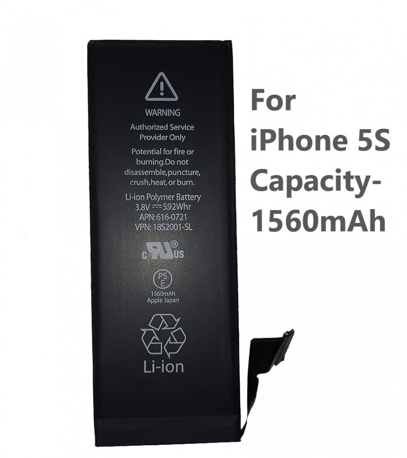 Original New Battery For iPhone 5S  Capacity-1560mAh