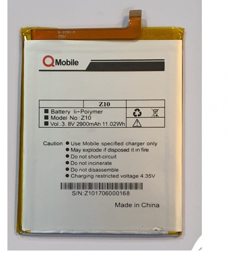 Q Mobile Z10 Battery 2900mAh