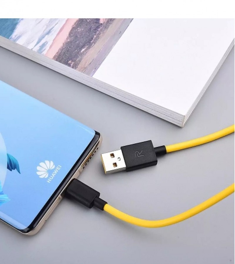 Realme Data Cable Fast Charging Micro USB 100% Copper Cable with 3A Super Fast Charge Support
