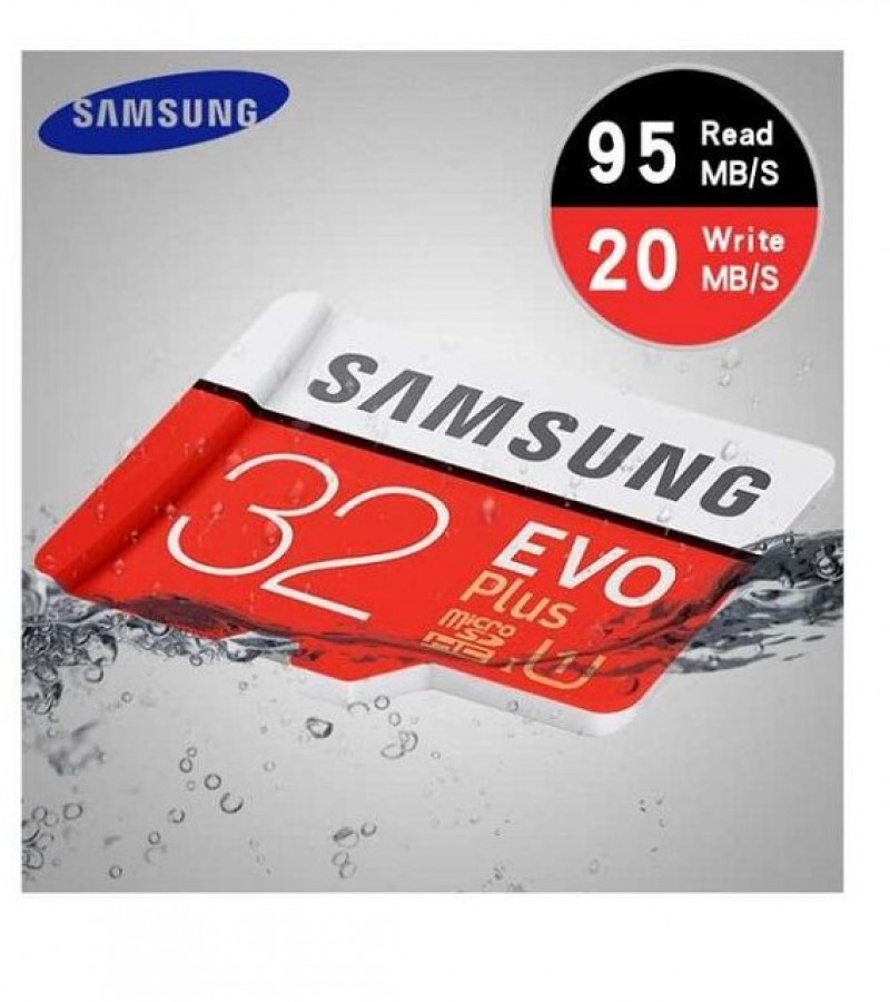 Samsung 32gb Evo Plus Memory Card For Camera and Mobile with 3 Months warranty