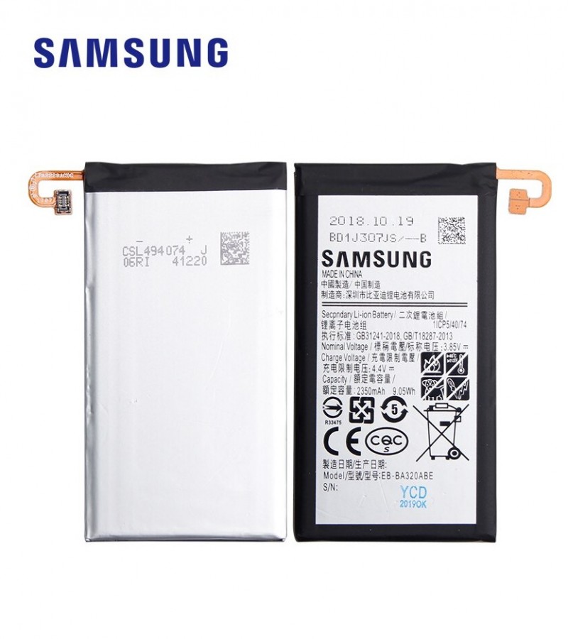 Samsung A3 2017 Battery Replacement EB-BA320ABE Battery With 2350mAh Capacity-Silver