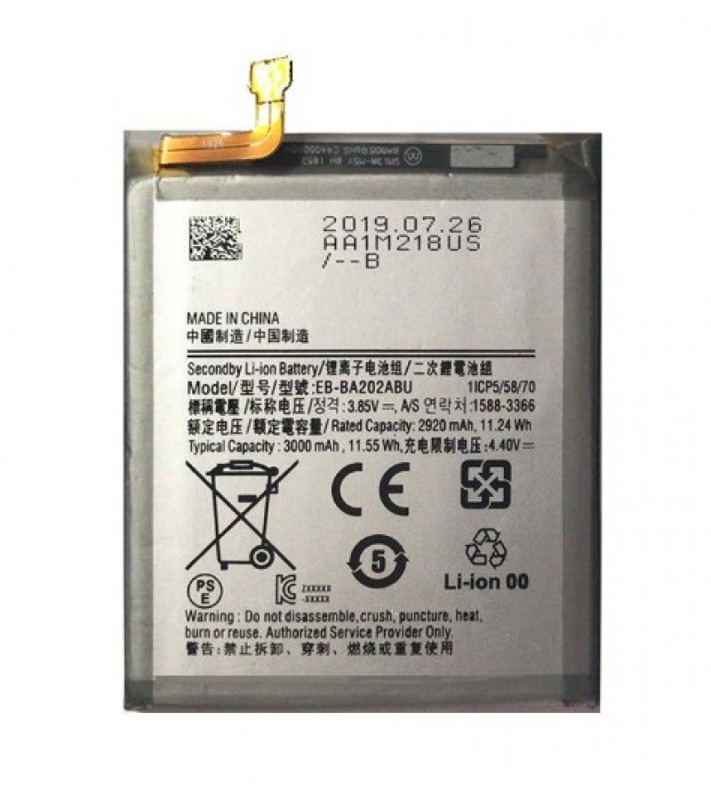 Samsung Galaxy A20 Battery Replacement 4000mAh Capacity_ Silver