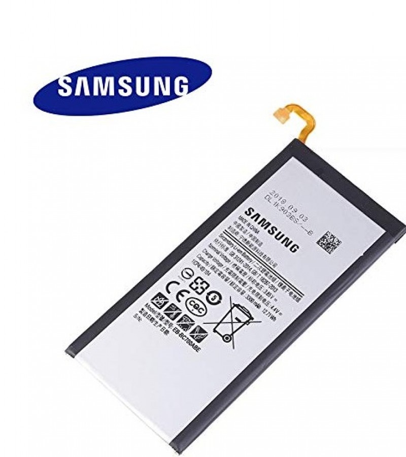 Samsung Galaxy C7 Pro Original  Battery Replacement EB-BC701ABE Battery with 3000mAh Capacity-Silver