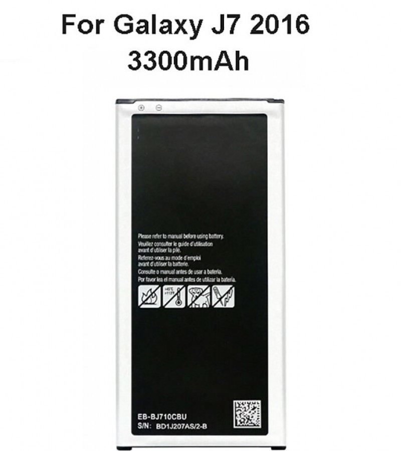 Samsung Galaxy J7 2016 SM-J710 Battery Replacement EB-BJ710CBE NFC Battery 3300mAh Capacity