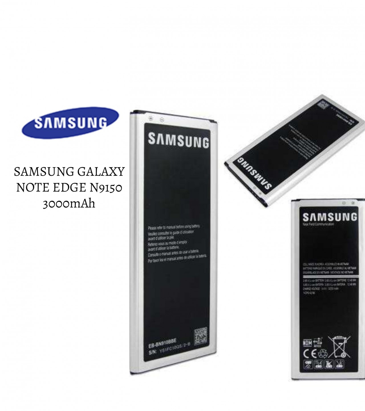 Samsung Note 4 Edge NFC Battery EB-BG915BBC Battery 3000mAh Capacity