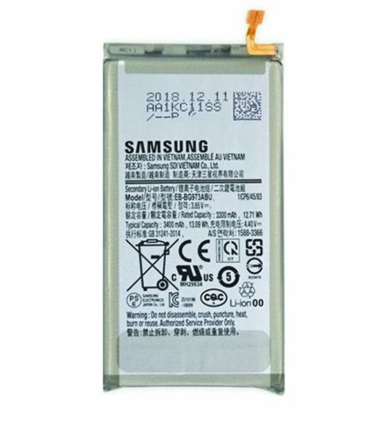 Samsung Galaxy S10 (All Versions) Battery Replacement with 3.8V & 3400 mAh Capacity