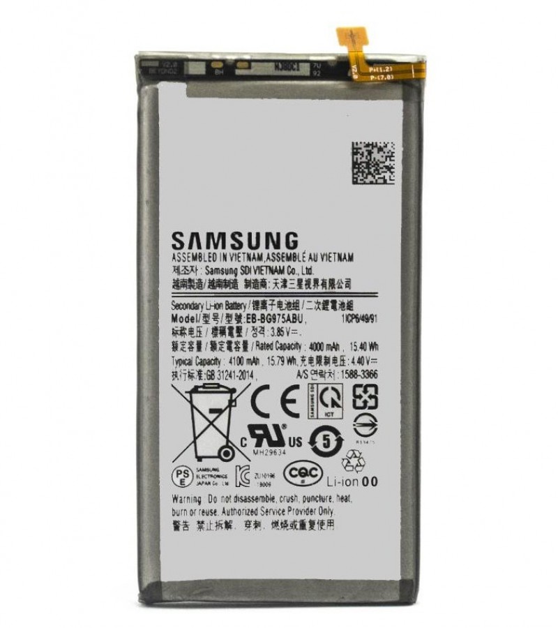 Samsung Galaxy S10 (All Versions) Battery Replacement with 3.8V & 3400 mAh Capacity