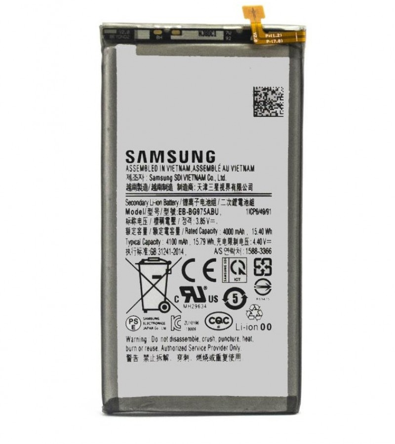 Samsung Galaxy S10 Plus (All Versions) Battery Replacement with 3.8V & 4000 mAh Capacity