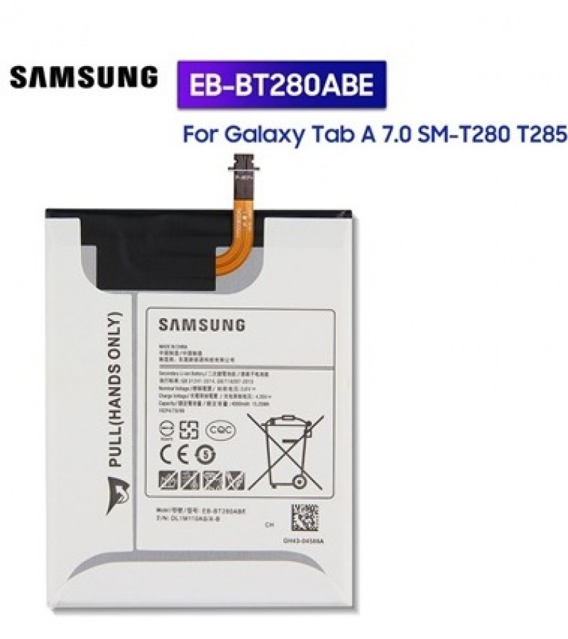 Samsung Galaxy Tab A 2016 7.0 T280 T285 Battery Replacement with 4000mAh Capacity-White