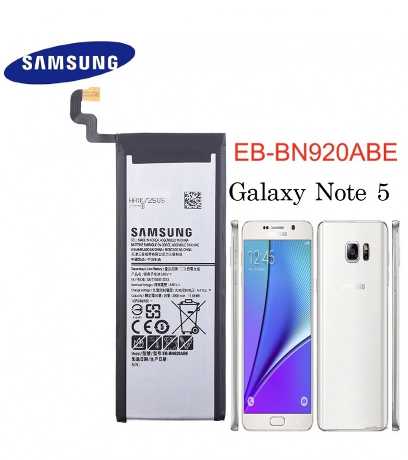 Samsung Note 5 (All Versions) Battery Replacement with 3.8V & 3000 mAh Capacity