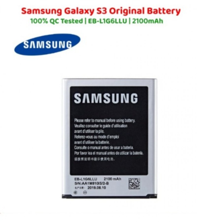 Samsung S3 I9300 Battery Replacement EB-L1G6LLU Battery with 2100mAh Capacity _ Black