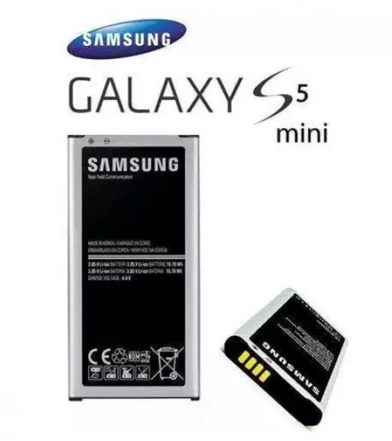 Samsung S5 Mini Battery (EB-BG800BBE) Battery with 2100mAh Capacity_Silver