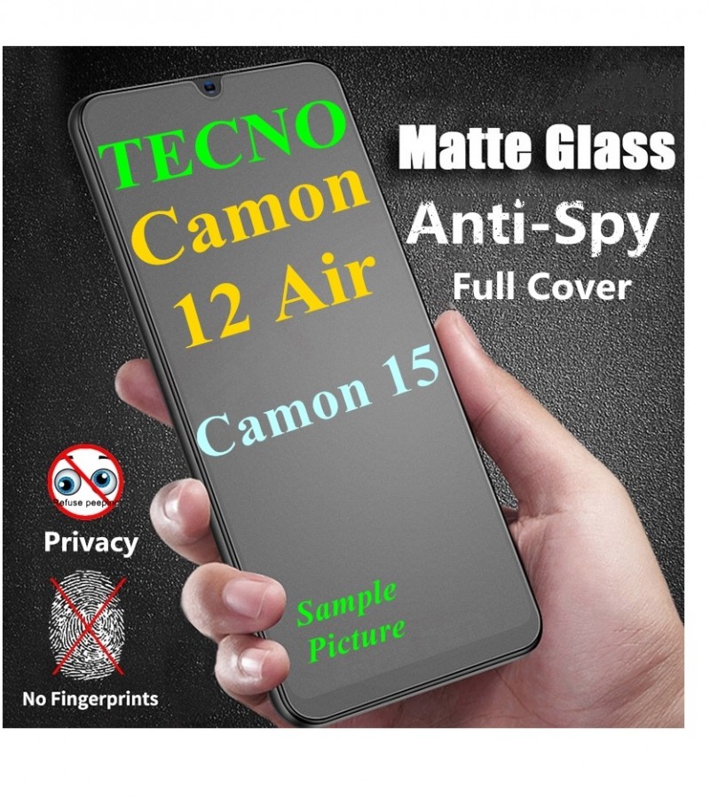 Tecno Camon 12 Air_Camon 15 Matte Ceramic Protector for PUBG Gaming Unbreakable Hybrid film